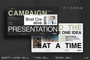 Creative Brief Campaign Presentation, a Presentation Template by NorthPeak