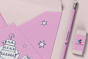 Invitation & Greeting Card Mockup v3, a Packaging Mockup by Illusiongraphic (Thumbnail 13 of 21)