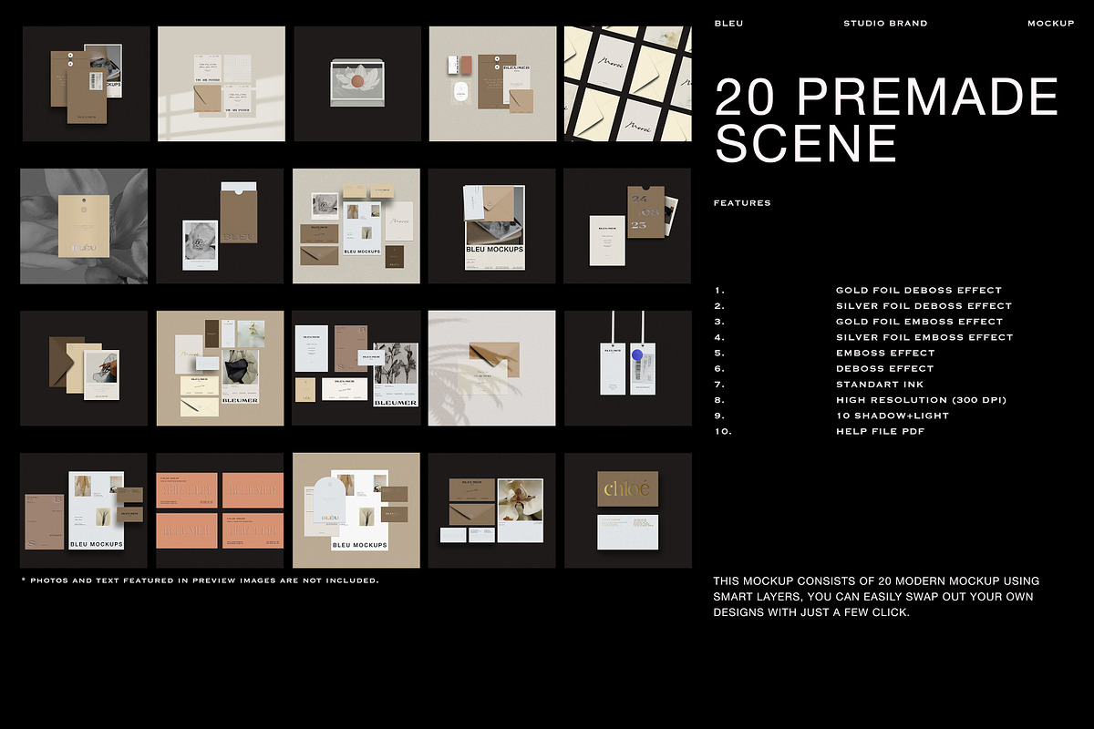Emboss Deboss Branding Mockup Kit, a Books & Magazine Mockup by Studio Brand (Photo 2 of 9)