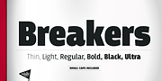 Breakers, a Sans Serif Font by Kostic Type Foundry (Thumbnail 1 of 10)