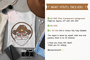 Howdy Groovy Christmas Clipart, a Seasonal Illustration by ponponartwork (Thumbnail 5 of 6)