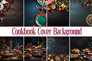 Cookbook Cover Background, a Background Graphic by Printable Treasure (Thumbnail 1 of 6)