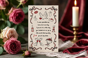 BE MY VALENTINE romantic line art, a Decorative Illustration by long summer (Thumbnail 6 of 14)
