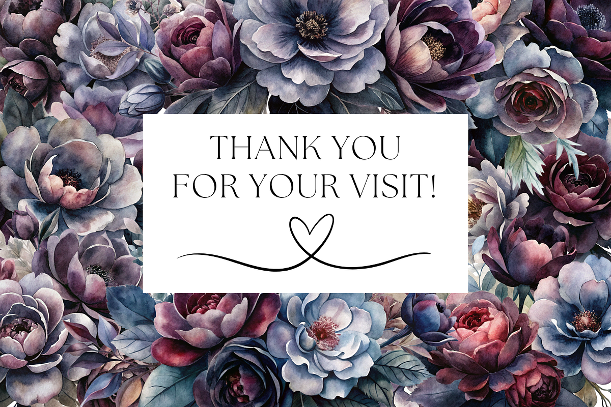 Moody Florals Clipart, a Graphic by Velvet Muse (Photo 5 of 5)