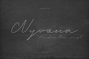 Wyvona Font Handwritten