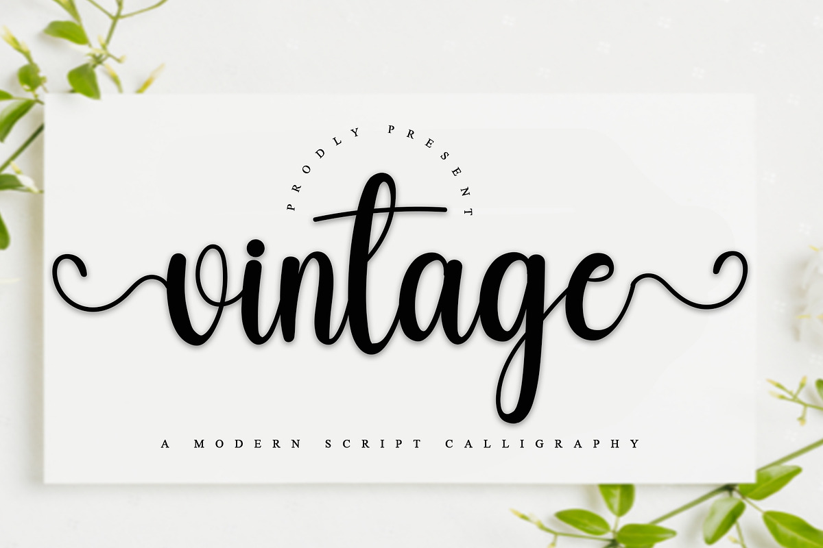 Vintage, a Handwritten Font by Creative Writting (Photo 1 of 7)