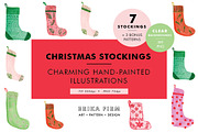 Christmas Stockings, a Graphic by Erika Firm (Thumbnail 1 of 3)