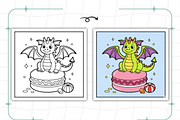 Dragons Coloring Book KDP, an Animal Illustration by Ink Gallery (Thumbnail 2 of 9)