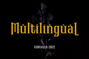 Vorvalla - Gothic Decorative Serif, a Serif Font by agnyhasyastudio (Thumbnail 8 of 10)