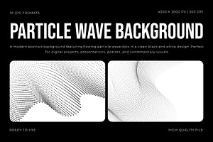 Particle Wave Background, a Background Graphic by Pitchlook.Studio