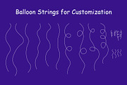 Customizable Mylar Balloon Alphabet, an Illustration by Ashley Katrina (Thumbnail 5 of 5)