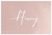 Hosiery, a Handwritten Font by Creamy Script (Thumbnail 1 of 5)