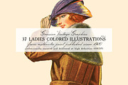 37 Ladies Colored Illustrations 4, an Illustration by Unember (Thumbnail 1 of 4)