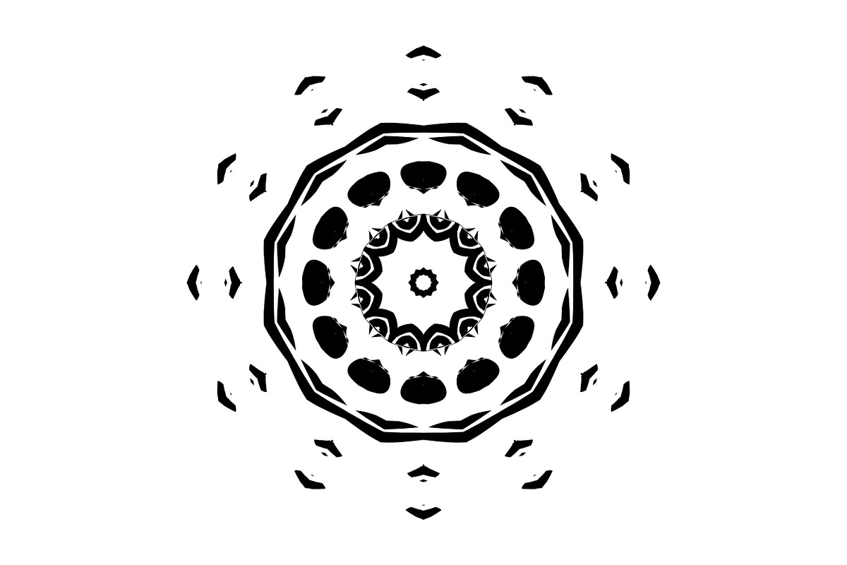 Artistic Mandala Vector Collection, a Decorative Illustration by NJ Himel (Photo 63 of 101)