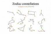 Zodiac SVG and seamless pattern set., an Illustration by ClipArtRoom (Thumbnail 3 of 6)