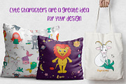 Cute Zodiac signs, an Object Graphic by Maya Ivart (Thumbnail 10 of 10)