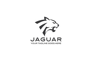 Minimal Jaguar Logo Design