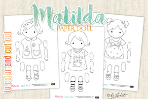 Matilda - Paper Doll