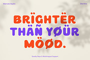 Doodly Rays, a Sans Serif Font by Studio Moara (Thumbnail 5 of 6)