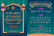Sabiyah, a Script Font by Burntilldead (Thumbnail 7 of 12)