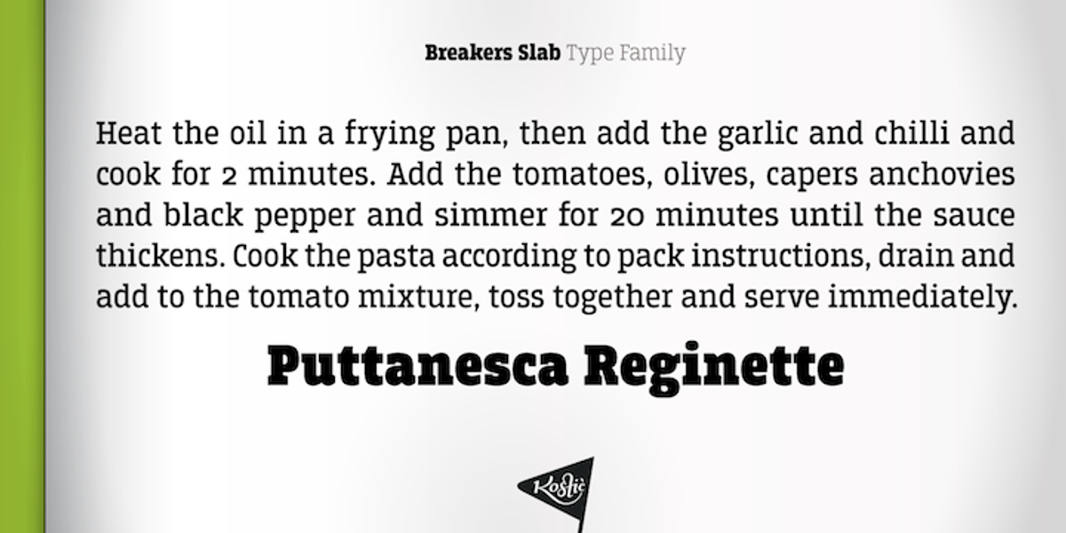 Breakers Slab, a Slab Serif Font by Kostic Type Foundry (Photo 8 of 10)