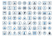Passport Stamps Icons Pack, an Icon by Vector Portal (Thumbnail 5 of 5)