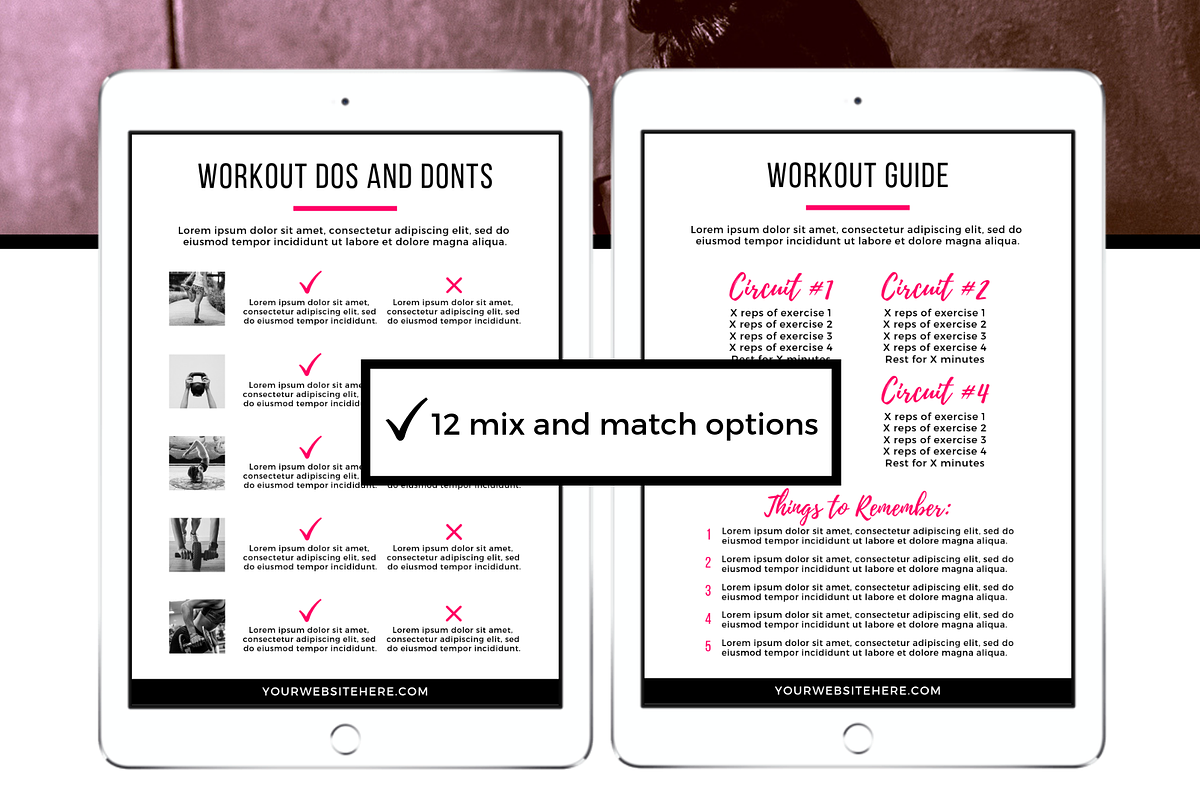 Health & Fitness Lead Magnet, a Magazine Template by ProductiveandFree (Photo 7 of 9)