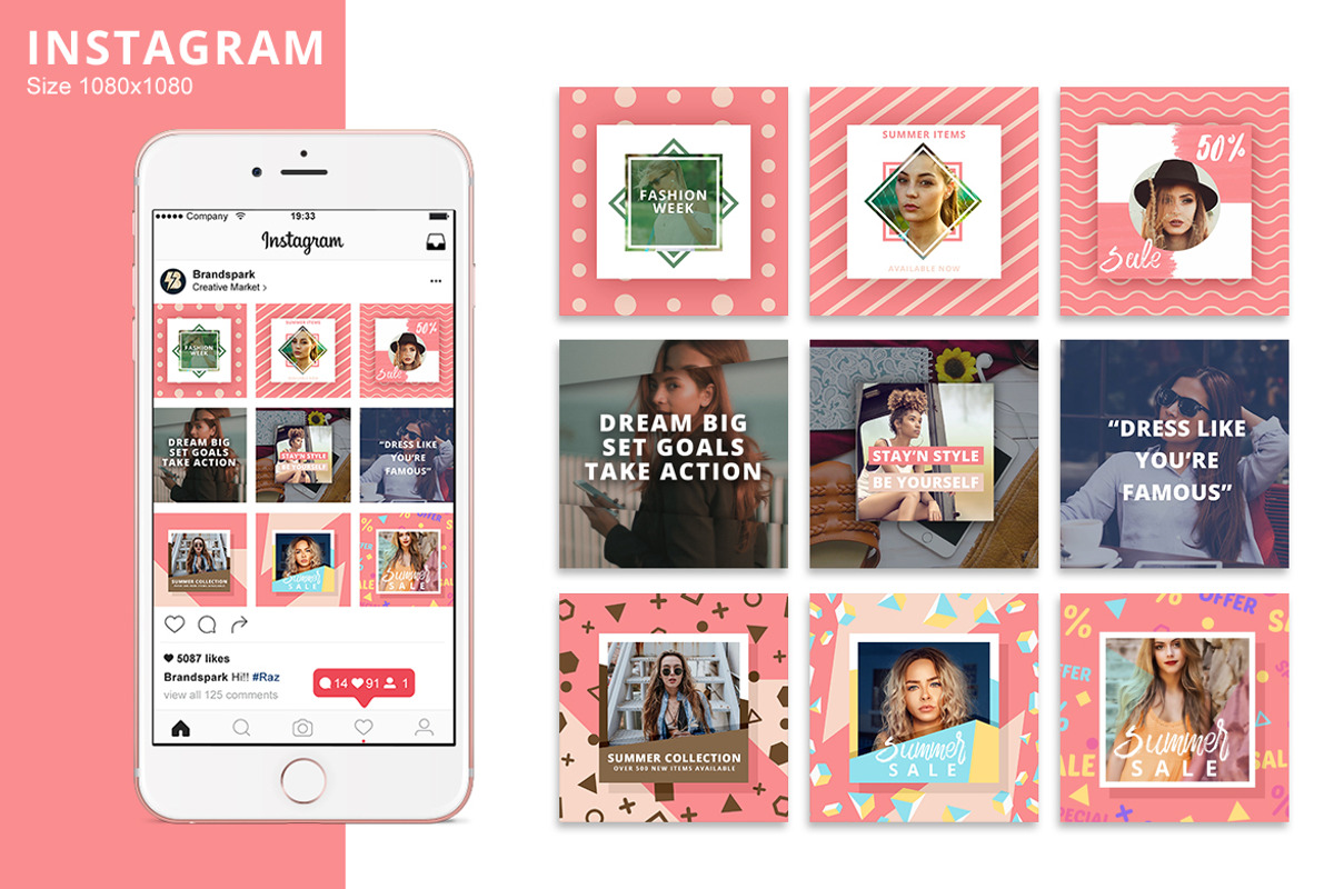 ANIMATED - Pink Social Media Booster, a Social Media Template by Brandspark (Photo 5 of 7)