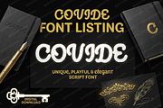 Covide | Elegant Serif & Luxury Disp, a Serif Font by Astuti Studio (Thumbnail 18 of 25)