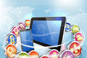 Global Business Concepts, a Finance Illustration by TAlex (Thumbnail 3 of 6)