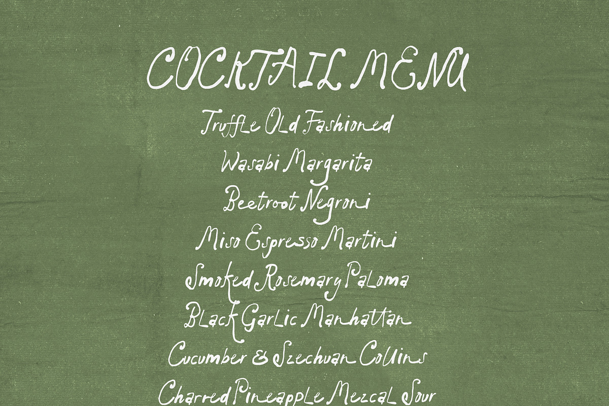 Picasso by Moonlight Font Duo, a Handwritten Font by Nicky Laatz (Photo 8 of 17)
