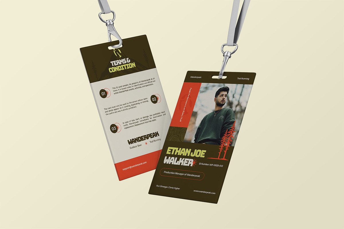 Wanderpeak - ID Card, a Card Template by StreaksideStd (Photo 2 of 3)