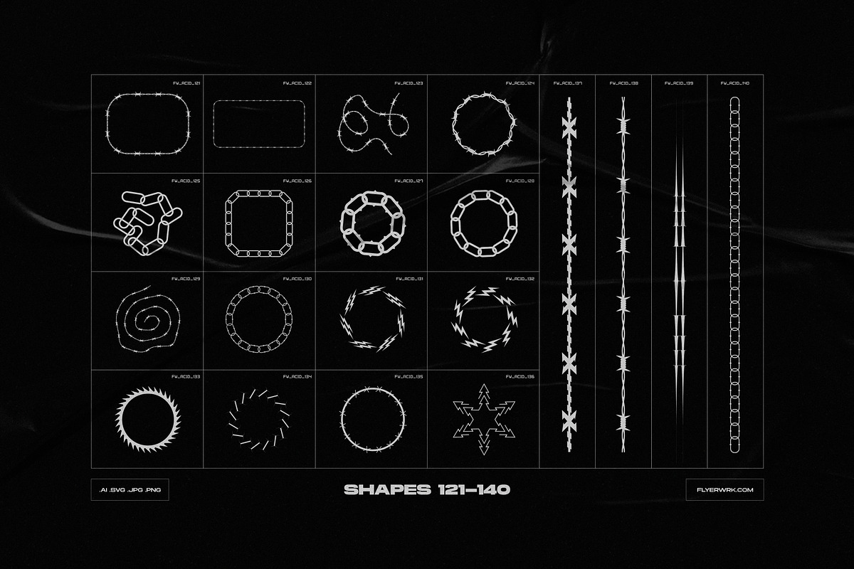Acid Shapes, an Object Graphic by FLYERWRK (Photo 11 of 23)