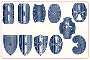 Vintage sword and armor illustration, a Technology Illustration by Mr Vintage (Thumbnail 11 of 13)
