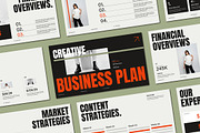 Business Plan Presentation Template, a Presentation Template by Mighty-Slide (Thumbnail 1 of 5)