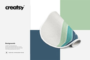 Round Corners Rug Mockup Set, a Product Mockup by creatsy4 (Thumbnail 9 of 11)