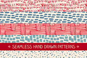 Bundle hand drawn patterns, a Pattern Graphic by Magnia (Thumbnail 11 of 17)