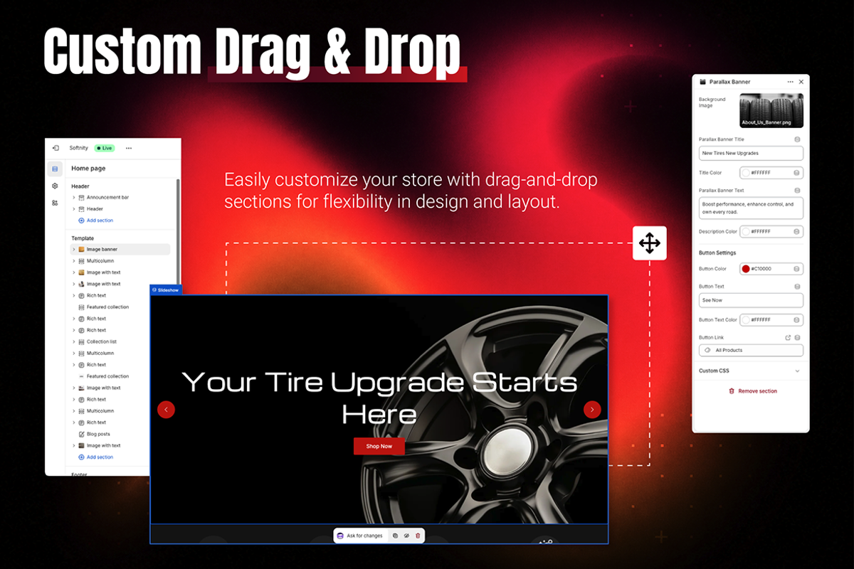 Wheelsos, a Shopify Template by Burntilldead (Photo 2 of 9)