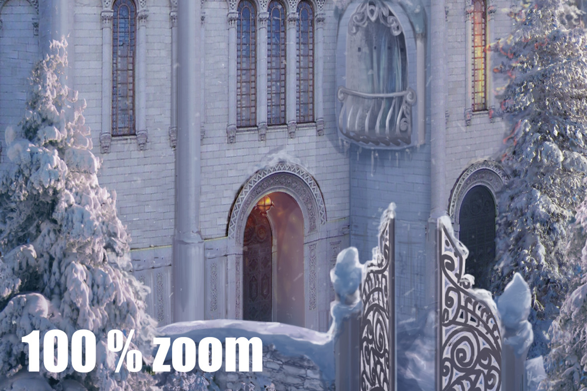 Christmas castle, an Illustration by Cattleya (Photo 2 of 2)