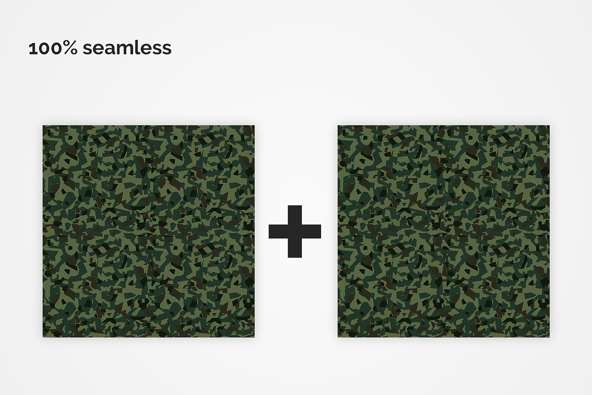 Russia Polygon Camouflage Patterns, a Pattern Graphic by 3Y_Design (Photo 3 of 5)