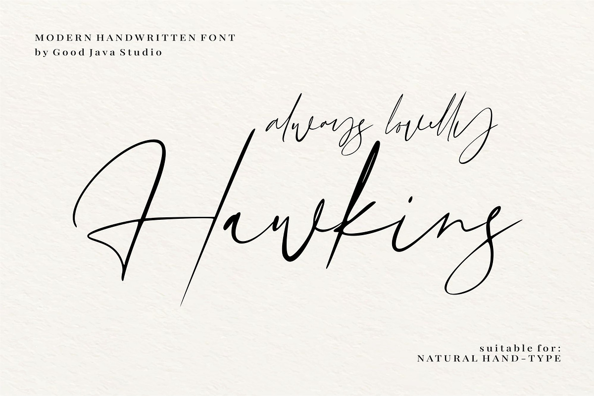 Dutchly - Modern Handwritten, a Script Font by Good Java Studio (Photo 9 of 11)