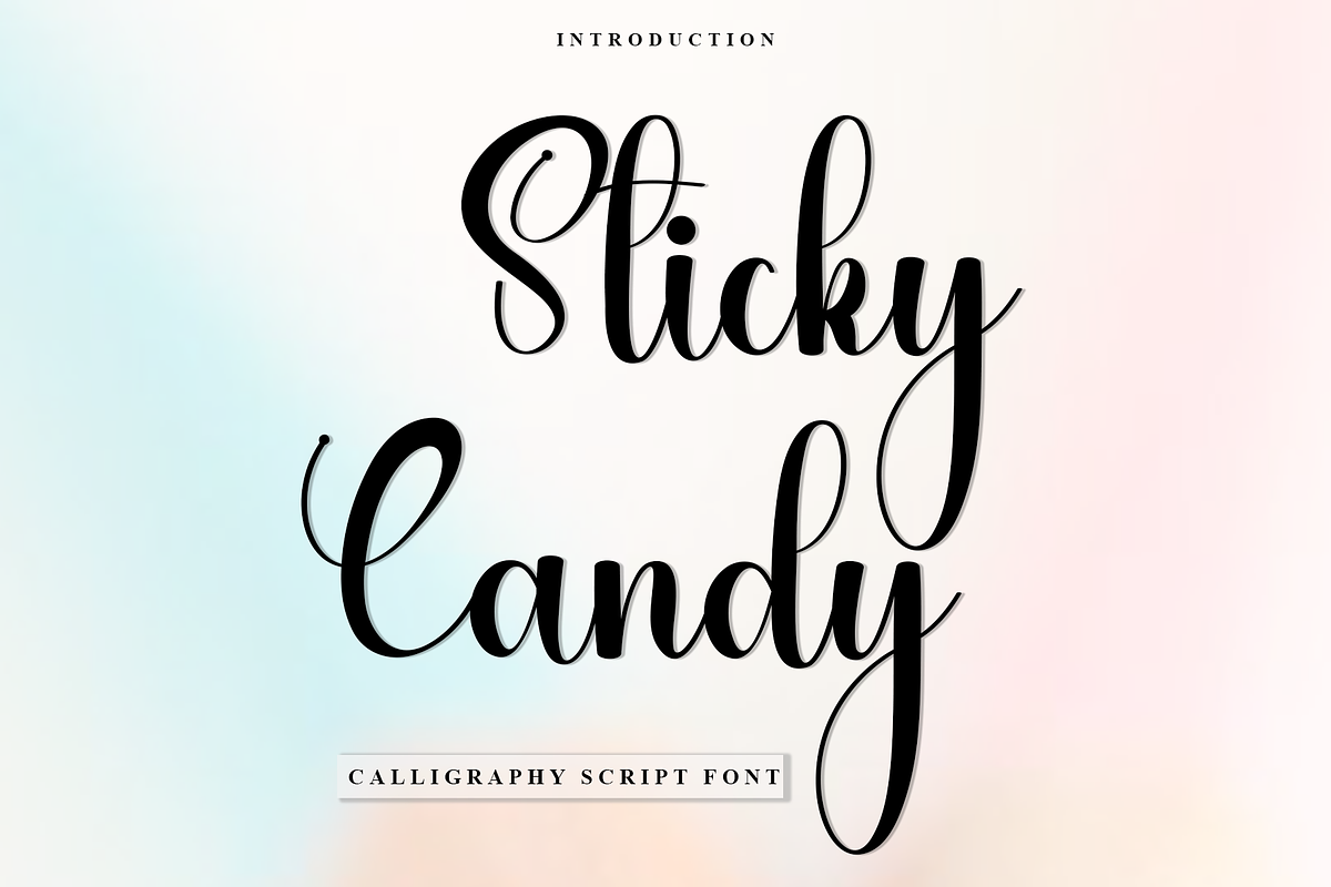 Sticky Candy, a Handwritten Font by InermediaSTUDIO (Photo 1 of 8)