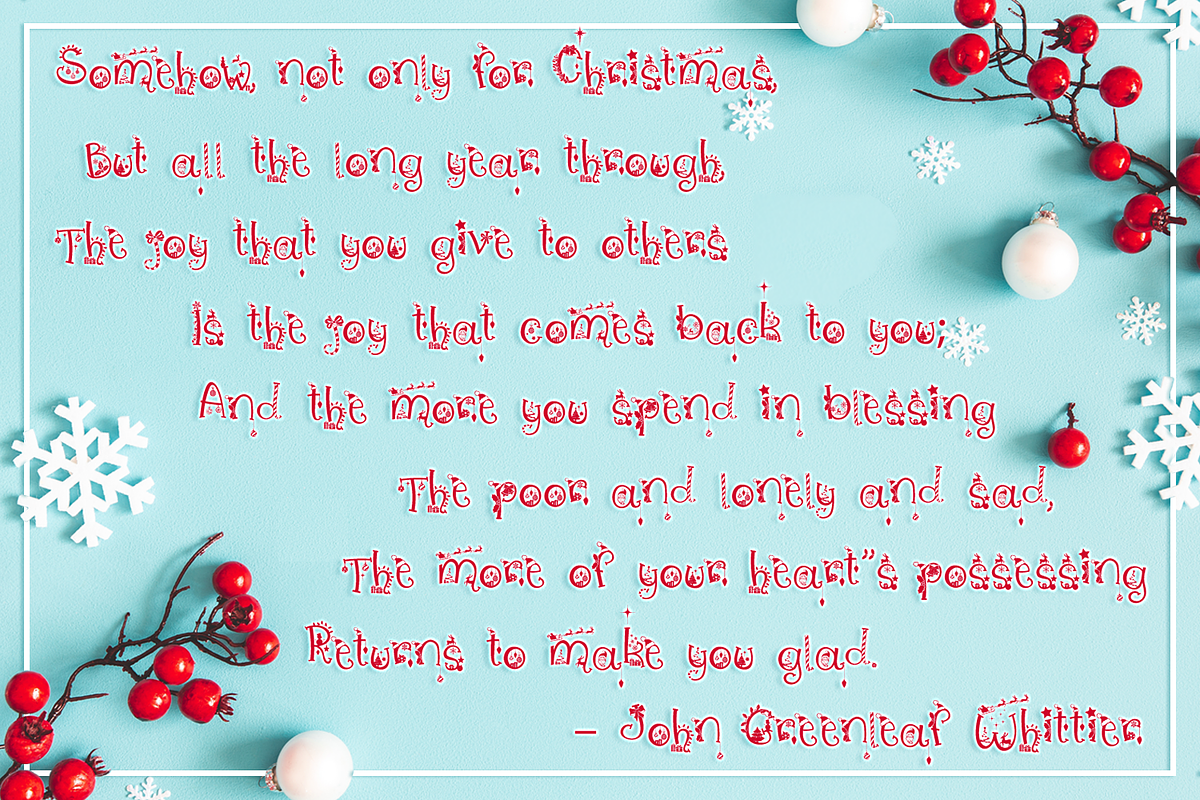Christmas Vibes Font Family, a Script Font by Anastasia Feya (Photo 9 of 10)