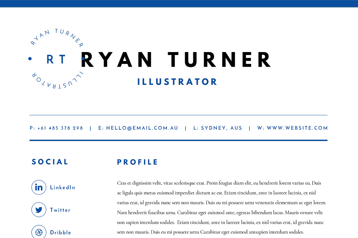 Resume Template 3 Page | CV Template, a Resume Template by The Template Depot (Photo 6 of 7)