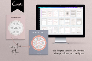 Self-Care Canva Template Bundle