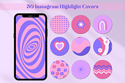 Groovy Instagram Highlight Covers, a Social Media Template by Boltik Studio (Thumbnail 7 of 7)