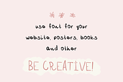 Allie cute font, a Handwritten Font by Allie_art (Thumbnail 2 of 7)