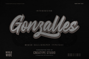 Gonzalles Brush Business Font