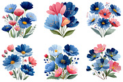 Spring Florals Collection Clipart, an Illustration by CraftArtStudio (Thumbnail 5 of 6)