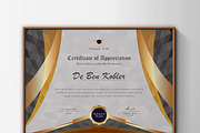 Black Stone Certificate Template, a Stationery Template by TelaTemplates (Thumbnail 4 of 9)